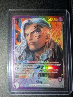 King Alt Art Leader Op08-057 - One Piece Card Game Two Legends - English - Image 2