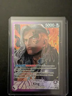 King Alt Art Leader Op08-057 - One Piece Card Game Two Legends - English - Image 3