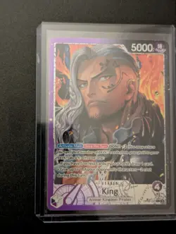 King Alt Art Leader Op08-057 - One Piece Card Game Two Legends - English - Image 4