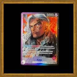 King Op08-057 Leader One Piece Two Legends Alt Art Foil English NM - Image 1