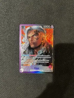 King Op08-057 Leader One Piece Two Legends Alt Art Foil English NM - Image 2