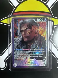 King Op08-057 Leader One Piece Two Legends Alt Art Foil English NM - Image 2