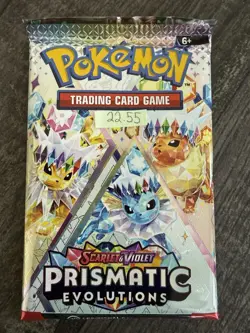 Heavy 22.55! Pokemon Prismatic Evolutions Booster Pack Sealed! Demi-God PackU! - Image 4