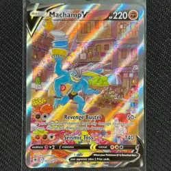 Machamp V 172/189 Alternate Full Art Pokemon Card English Astral Radiance TCG - Image 1