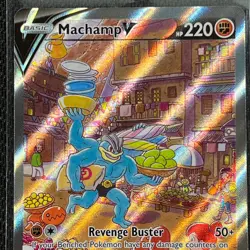 Machamp V 172/189 Alternate Full Art Pokemon Card English Astral Radiance TCG - Image 4