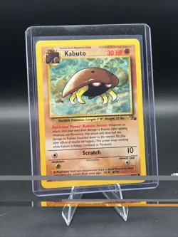 Pokemon TCG Kabuto 1st Edition Fossil, Unlimited Common Card 50/62 - Image 1