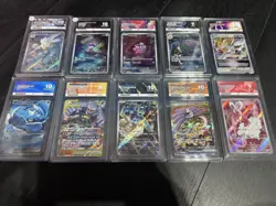 10 x Ace Graded Slabs English Pokemon Cards Tcg 10 9 Joblot Bundle Japanese Mix - Image 1