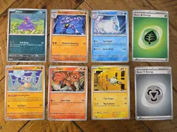 Pokemon Scarlett And Violet 151 - 8 Card Lot All Base - Image 1