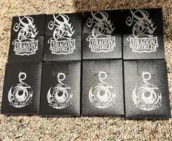 8 Dragon Shield Cube Shell Deck Box Holds 20 Gaming Cards Black - Image 1