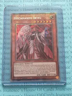 PHRE-EN001 Hecahands Ibtel Starlight Rare Yu-Gi-Oh Card 1st Edition New a - Image 1