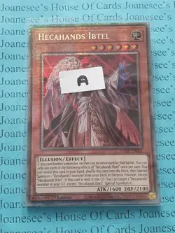 PHRE-EN001 Hecahands Ibtel Starlight Rare Yu-Gi-Oh Card 1st Edition New a - Image 2