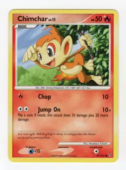 Pokemon TCG Chimchar - 4 Card Lot - LP/MP (See Desc for cards included) - Image 4