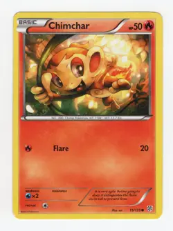 Pokemon TCG Chimchar - 4 Card Lot - LP/MP (See Desc for cards included) - Image 5