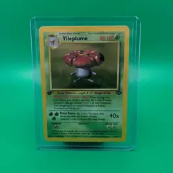 1999 Pokemon Base Set Vileplume Card 15/64 First Edition Holo - Image 1