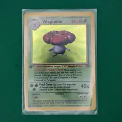 1999 Pokemon Base Set Vileplume Card 15/64 First Edition Holo - Image 2