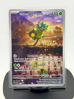 Pokemon Teal Mask Ogerpon 123 Sv: Scarlet & Violet Black Star Promo Card Sealed - Image 1