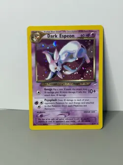 Dark Espeon Holo Rare 4/105 - Neo Destiny - Pokemon WOTC 2000 Card - Image 1