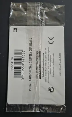 Special Delivery Charizard Pokemon Center Promo Card Sealed SWSH075 IN HAND - Image 2