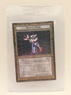 Yu-Gi-Oh Dungeon Dice Monsters - Mighty Mage B2-02 Card Only - Sealed English - Image 1