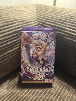One Piece TCG ST21 Starter Deck with EX Gear, 5 Cards, Sealed with Sleeves - Image 1