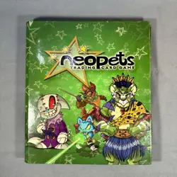 Neopets 2004 Mall Tour Binder, 200+ Trading Game Cards / TCG Holos. Unplayed VG - Image 2