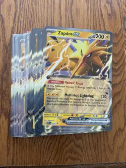 Pokemon *JUMBO* Card Lot Of 17 Zapdos ex Stamped Oversized Cards - Image 1