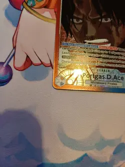 Portgas.D.Ace OP13-002 Alt Art Leader English One Piece Card Carrying On His Wil - Image 3