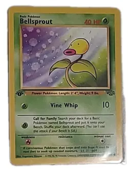 Bellsprout Pokemon 1st Edition Jungle Set 49/64 Card Never Played Vintage NM - Image 1