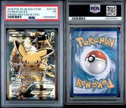 PSA 1 Pikachu EX XY124 XY Red & Blue Coll. Black Star Promo Pokemon Card - Image 3