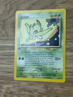 1st Ed - Celebi Neo Revelation 16/64 Rare 1st Edition - Pokemon Card - Image 2