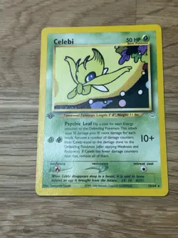 1st Ed - Celebi Neo Revelation 16/64 Rare 1st Edition - Pokemon Card - Image 3
