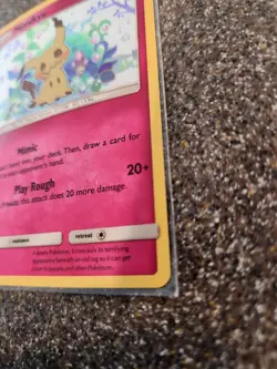 Mimikyu Black Star Promo SM163 Holo Pokemon TCG Card - Image 3
