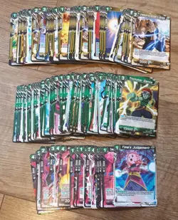 Dragon Ball Super Card Game - Over 100 Cards Bundle / Lot - Yellow Green Black - Image 1