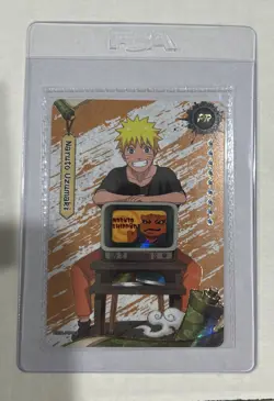 PSA Magazine Kayou Exclusive Naruto Uzumaki Promo Card Naruto Shippuden In Hand - Image 1
