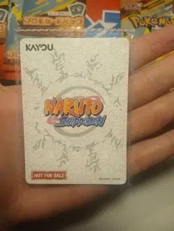 PSA Magazine Kayou Exclusive Naruto Uzumaki Promo Card Naruto Shippuden In Hand - Image 2