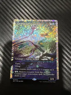 Glen Elendra Guardian (0393) (Showcase) (Fracture Foil) Lorwyn Eclipsed Foil - Image 1