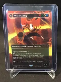 MTG ~ Avatar Aang ~ Raised Foil ~ Avatar: The Last Airbender #363 ~ OEJ - Image 1