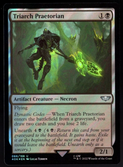 Triarch Praetorion 066/168 Surge Foil Uncommon Warhammer 40K MTG Near Mint - Image 1