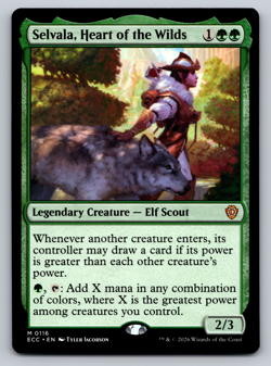 Selvala, Heart of the Wilds - Commander: Lorwyn Eclipsed MTG - DOE - Image 1