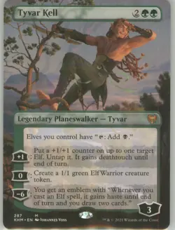 Tyvar Kell 287 Borderless Non-Foil NM Kaldheim MTG - Image 1