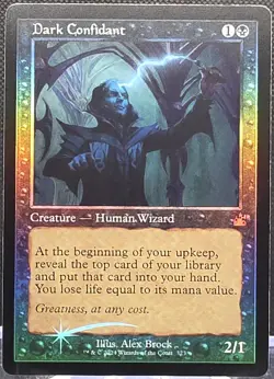 Dark Confidant #323 Ravnica Remastered Retro Frame Foil Mythic - Image 1