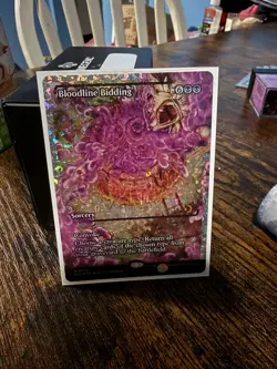 Bloodline Bidding (Showcase) (Fracture Foil) Lorwyn Eclipsed Foil - Image 1