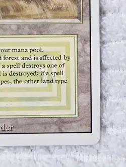 Savannah MTG Revised Dual Land Clean Front Surface Bump on Back CardVault MP VTG - Image 4