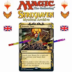 MTG Demonic Tutor STRIXHAVEN MYSTICAL ARCHIVE ENGLISH NM - Image 1