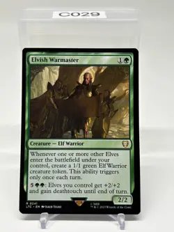 Elvish Warmaster ~ Commander: The Lord of the Rings [ NM ] [ Magic MTG ] - Image 1