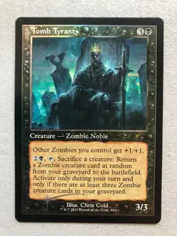 Mtg Carte Magic Secret Lair Tomb Tyrant Old Frame FOIL Eng NM - Image 1