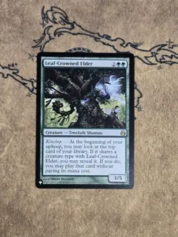 Leaf-Crowned Elder 128/150 The List Reprints Non-Foil NM - Image 1