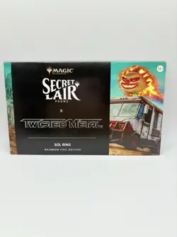 MTG Sol Ring Foil Secret Lair PlayStation Twisted Metal Sealed - Image 1