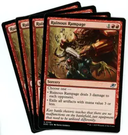 x4 Ruinous Rampage - 0158 - Edge of Eternities - MTG - NM Ships Now - Image 1
