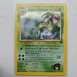 2000 Pokemon Erika's Venusaur 4/132 - Gym Challenge Unlimited Holo - NM - Image 1